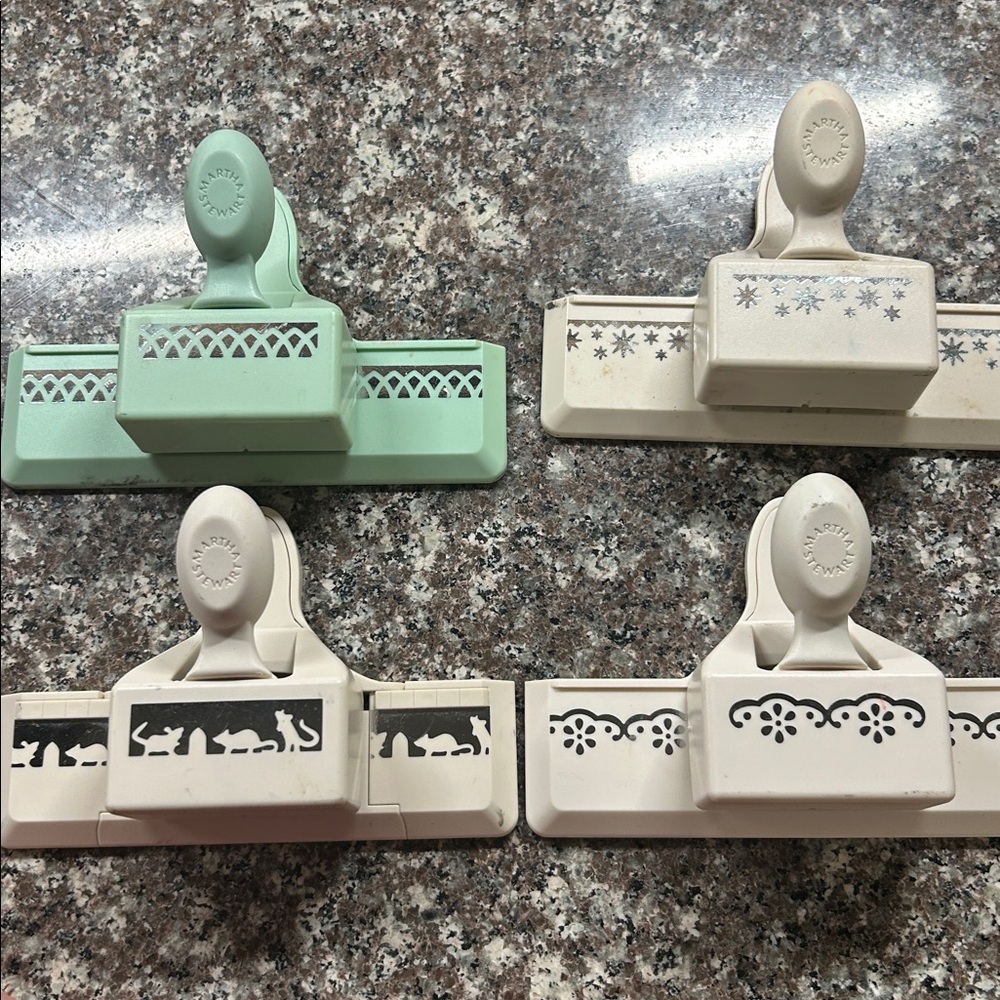 Martha Stewart Cream Decorative Punch Set
